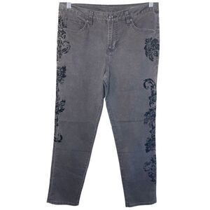 JAG JEANS Faded‎ Black Slim Fit with Velvet Flocking